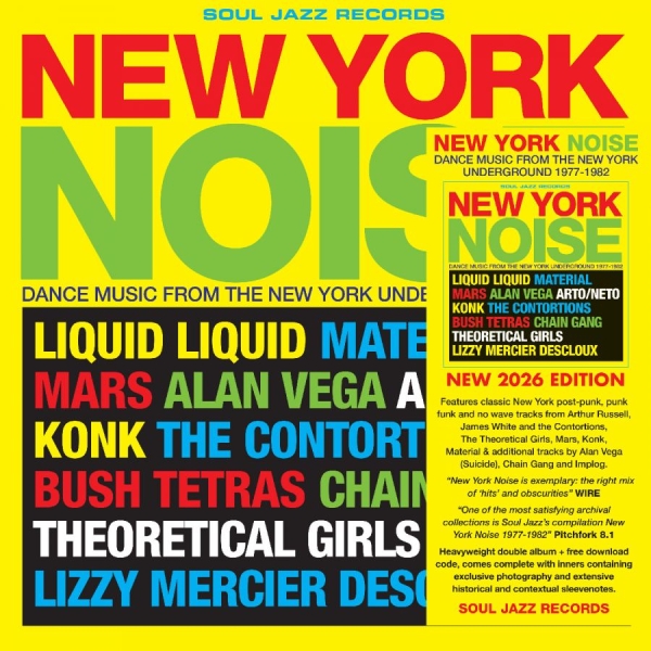 Soul Jazz Records Presents - New York Noise ? Dance Music From T in der Gruppe VINYL / Kommande / Pop-Rock bei Bengans Skivbutik AB (5675759)