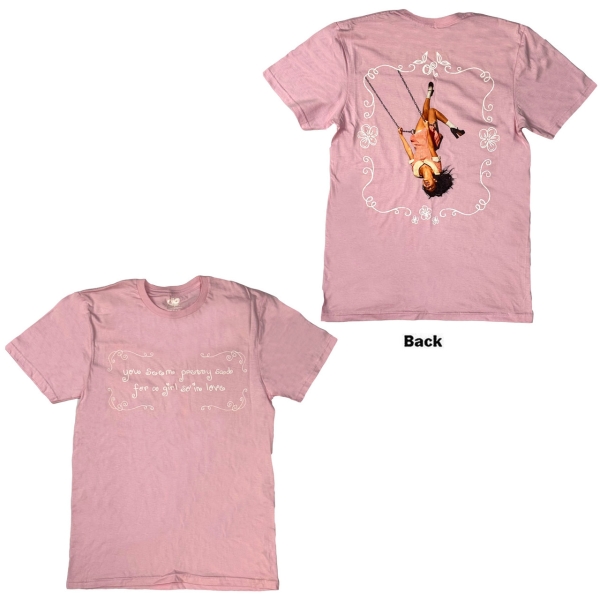 Olivia Rodrigo - Unisex T-Shirt: You Seem Pretty Sad (Pink) (Back Print) in der Gruppe MERCHANDISE / T-shirt / Kommande / Pop-Rock bei Bengans Skivbutik AB (5675965r)