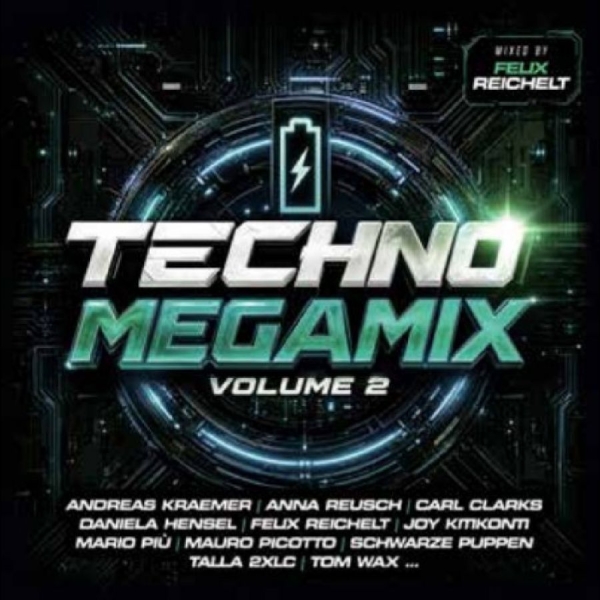 Various Artists - Techno Megamix Vol. 2 in der Gruppe CD / Kommande / Pop-Rock bei Bengans Skivbutik AB (5676006)