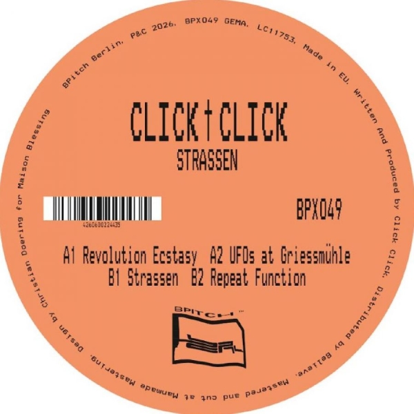 Click Click - Strassen Ep in der Gruppe VINYL / Nyheter / Pop-Rock bei Bengans Skivbutik AB (5676070)