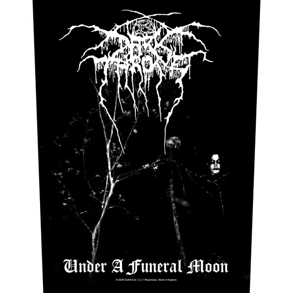 Darkthrone - Back Patch: Under A Funeral Moon in der Gruppe MERCHANDISE / Stoffaufnäher / / bei Bengans Skivbutik AB (5676456)