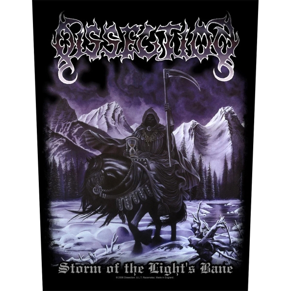 Dissection - Back Patch: Storm Of The Light's Bane in der Gruppe MERCHANDISE / Stoffaufnäher / / bei Bengans Skivbutik AB (5676458)