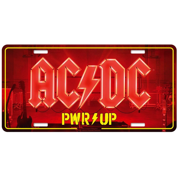 Ac/Dc - Number Plate: Pwr Up in der Gruppe MERCHANDISE / Merch / Kommande / Hårdrock bei Bengans Skivbutik AB (5676493)