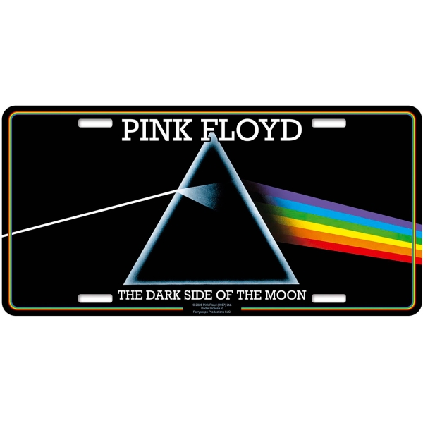 Pink Floyd - Number Plate: Dark Side Of The Moon in der Gruppe MERCHANDISE / Merch / Kommande / Pop-Rock bei Bengans Skivbutik AB (5676494)