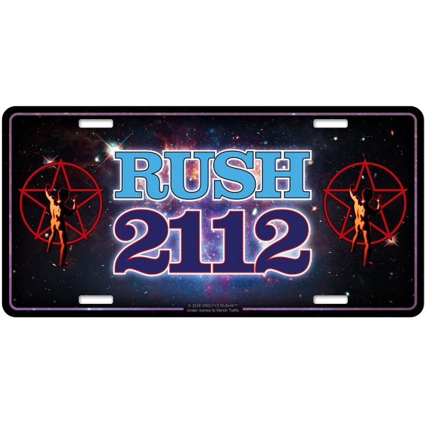 Rush - Number Plate: 2112 in der Gruppe MERCHANDISE / Merch / Kommande / Hårdrock bei Bengans Skivbutik AB (5676507)