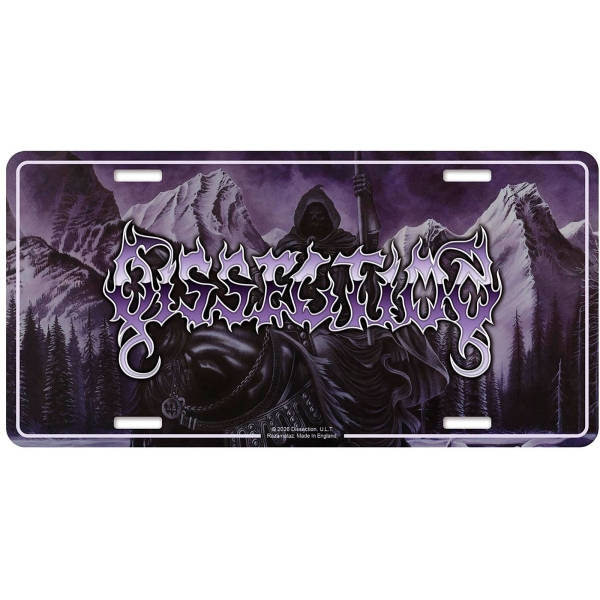 Dissection - Number Plate: Storm Of The Light's Bane in der Gruppe MERCHANDISE / Merch / Kommande / Hårdrock bei Bengans Skivbutik AB (5676515)