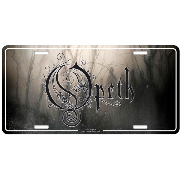 Opeth - Number Plate: Blackwater Park in der Gruppe MERCHANDISE / Merch / Kommande / Hårdrock bei Bengans Skivbutik AB (5676517)