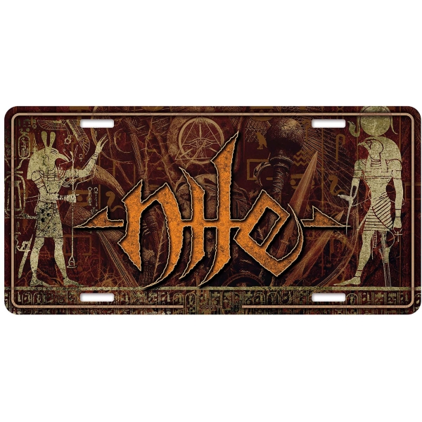 Nile - Number Plate: Logo in der Gruppe MERCHANDISE / Merch / Kommande / Hårdrock bei Bengans Skivbutik AB (5676525)