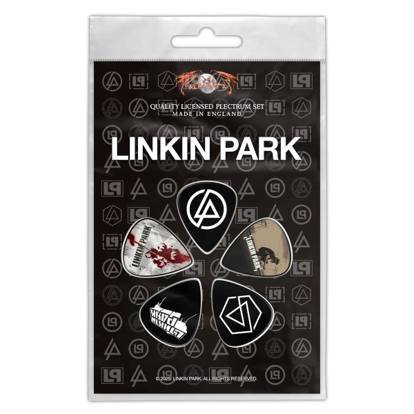 Linkin Park - Plectrum Pack: Classics in der Gruppe MERCHANDISE / Merch / Kommande / Hårdrock bei Bengans Skivbutik AB (5676536)