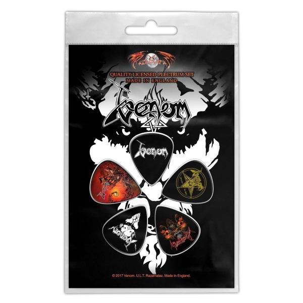 Venom - Plectrum Pack: Black Metal in der Gruppe MERCHANDISE / Merch / Kommande / Hårdrock bei Bengans Skivbutik AB (5676537)