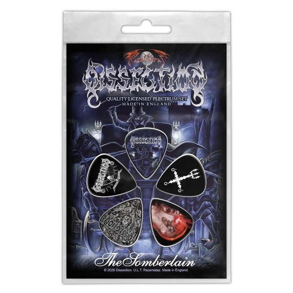 Dissection - Plectrum Pack: The Somberlain in der Gruppe MERCHANDISE / Merch / Kommande / Hårdrock bei Bengans Skivbutik AB (5676538)
