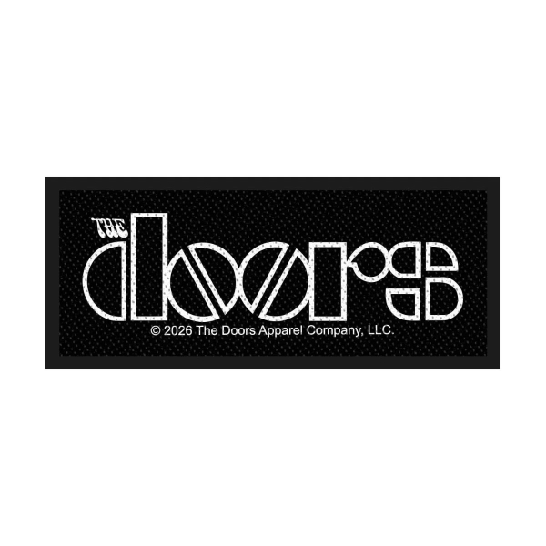 The Doors - Standard Woven Patch: Logo in der Gruppe MERCHANDISE / Stoffaufnäher / / bei Bengans Skivbutik AB (5676543)