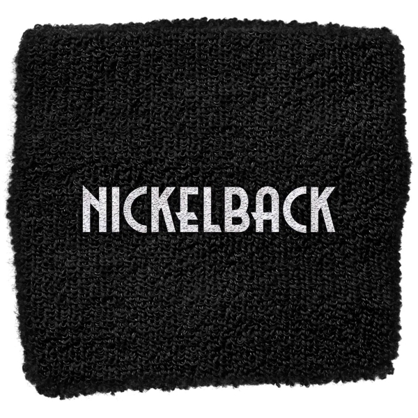 Nickelback - Unisex Embroidered Wristband: Logo (Black) in der Gruppe MERCHANDISE / Merch / Kommande / Pop-Rock bei Bengans Skivbutik AB (5676573)