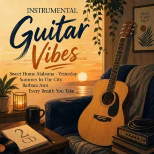 Various Artists - Instrumental Guitar Vibes in der Gruppe CD / Kommande / Pop-Rock bei Bengans Skivbutik AB (5676698)