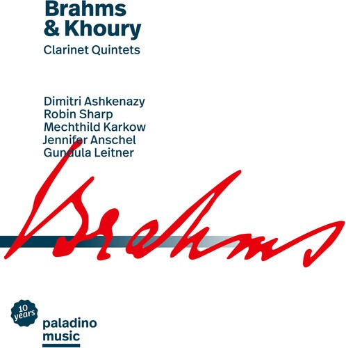Dimitri Ashkenazy - Brahms & Khoury: Clarinet Quintets in der Gruppe CD / Klassiskt bei Bengans Skivbutik AB (5676766)