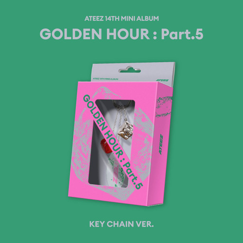 Ateez - Golden Hour : Part.5 (Key Chain Ver.) in der Gruppe MERCHANDISE / Merch+Code / Kommande / K-Pop bei Bengans Skivbutik AB (5676779)