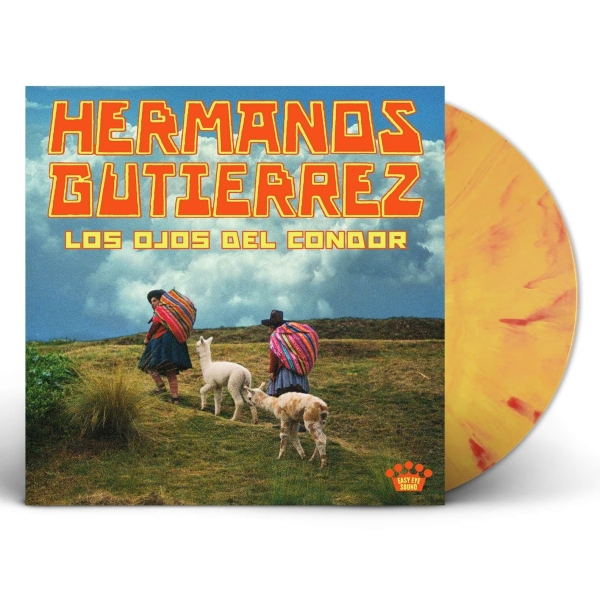 Hermanos Gutiérrez - Los Ojos Del Cóndor (Solar Flare Vinyl) in der Gruppe VINYL / Kommande / Pop-Rock bei Bengans Skivbutik AB (5676826)