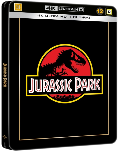 Movie - Jurassic Park (Ltd Black Edition Steelbook 2-Disc / 4K Uhd + Blu-Ray) in der Gruppe FILM / Film UHD-4K / / bei Bengans Skivbutik AB (5676842)