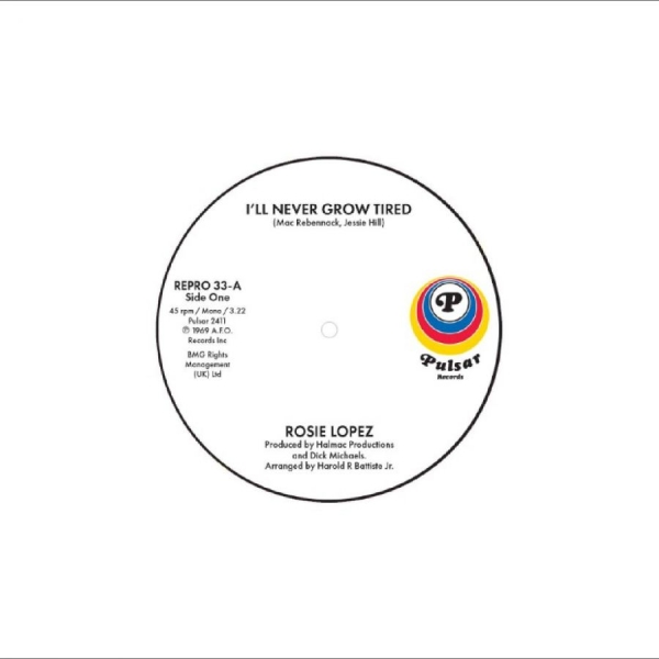 Rosie Lopez - I'll Never Grow Tired / Too Hot to Hold in der Gruppe UNSERE TIPPS / Freitagsveröffentlichungen / 2026-06-26 bei Bengans Skivbutik AB (5677079)
