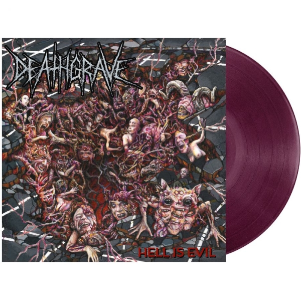 Deathgrave - Hell Is Evil in der Gruppe VINYL / Kommande / Hårdrock bei Bengans Skivbutik AB (5677137)
