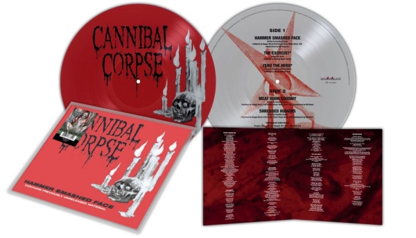 Cannibal Corpse - Hammer Smashed Face (Picture Disc V in der Gruppe VINYL / Kommande / Hårdrock bei Bengans Skivbutik AB (5677341)