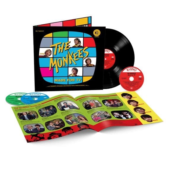 The Monkees - Made For Tv: Favorite Episodes (LP, 2CD & BD Boxset) in der Gruppe MUSIK / Blu-Ray+CD / Kommande / Pop-Rock bei Bengans Skivbutik AB (5677411)