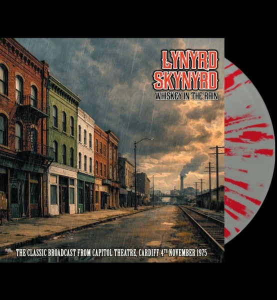 Lynyrd Skynyrd - Whiskey In The Rain (Splatter Grey in der Gruppe VINYL / Kommande / Pop-Rock bei Bengans Skivbutik AB (5677431)