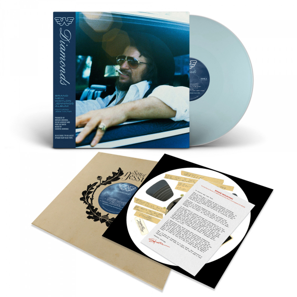 Waylon Jennings - Diamonds (Baby Blue Vinyl) in der Gruppe VINYL / Kommande / Country bei Bengans Skivbutik AB (5677446)