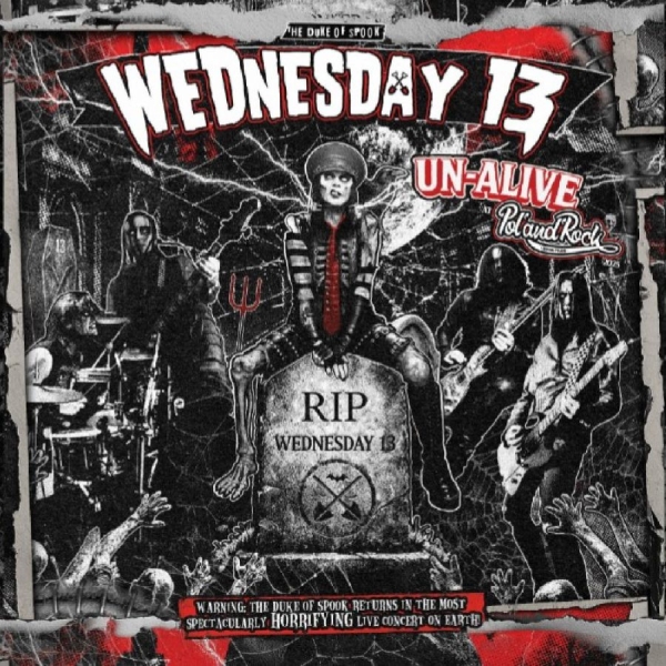 Wednesday 13 - Un-Alive From Pol'and'rock 2025 in der Gruppe CD / Kommande / Hårdrock bei Bengans Skivbutik AB (5677533)