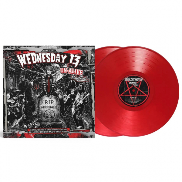 Wednesday 13 - Un-Alive From Pol'and'Rock 2025 (Red Vinyl / 2LP) in der Gruppe VINYL / Hårdrock bei Bengans Skivbutik AB (5677534)