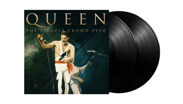 Queen - Biggest Crowd Ever The (2 Lp Black in der Gruppe VINYL / Kommande / Pop-Rock bei Bengans Skivbutik AB (5677647)
