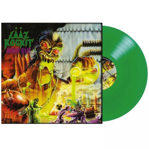 Laaz Rockit - Annihilation Principle (Green Vinyl LP) in der Gruppe VINYL / Kommande / Hårdrock bei Bengans Skivbutik AB (5677681)