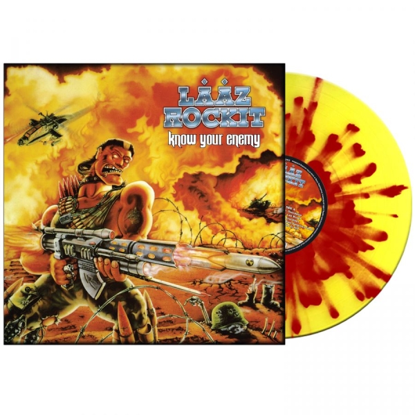 Laaz Rockit - Know Your Enemy (Splatter Vinyl Lp) in der Gruppe VINYL / Kommande / Hårdrock bei Bengans Skivbutik AB (5677685)