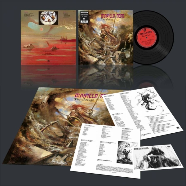 Manilla Road - Deluge The (Black Vinyl Lp) in der Gruppe VINYL / Kommande / Hårdrock bei Bengans Skivbutik AB (5677798)