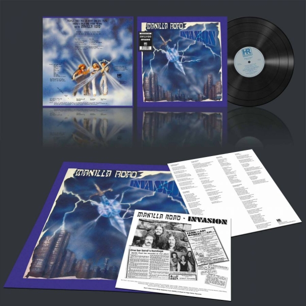 Manilla Road - Invasion (Black Vinyl Lp) in der Gruppe VINYL / Kommande / Hårdrock bei Bengans Skivbutik AB (5677799)