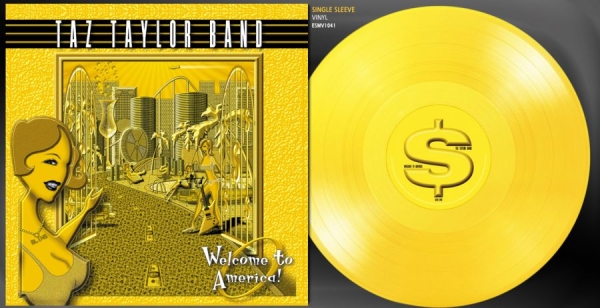 Taz Taylor Band - Welcome To America (Yellow Vinyl Lp in der Gruppe VINYL / Kommande / Hårdrock bei Bengans Skivbutik AB (5677802)