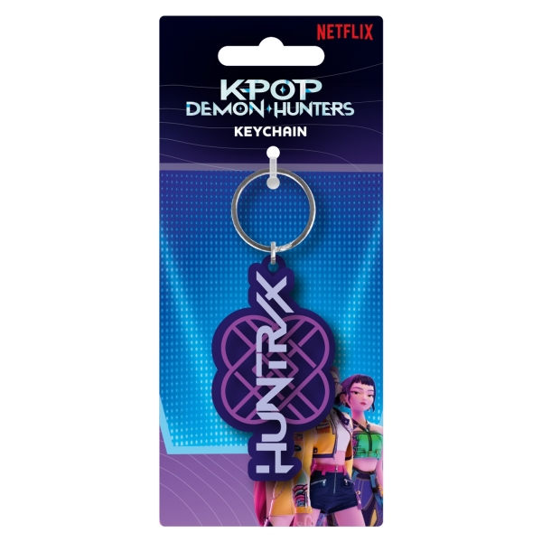 K-Pop Demon Hunters - Huntrix Logo Pvc Keychain in der Gruppe MERCHANDISE / Schlüsselanhänger /  /  bei Bengans Skivbutik AB (5677816)