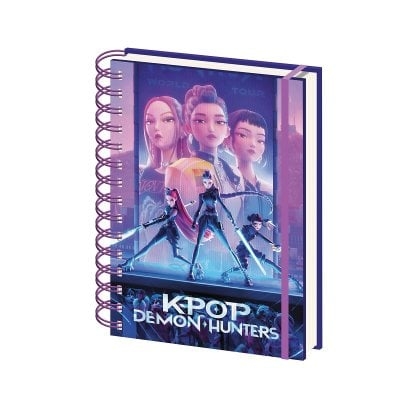 K-Pop Demon Hunters - A5 Notebook in der Gruppe MERCHANDISE / Merch / Nyheter / K-Pop bei Bengans Skivbutik AB (5677820)