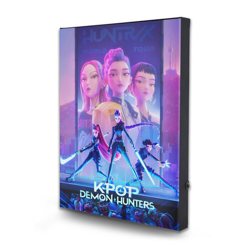 K-Pop Demon Hunters - Huntrix Light Up Canvas in der Gruppe MERCHANDISE / Poster /  /  bei Bengans Skivbutik AB (5677822)