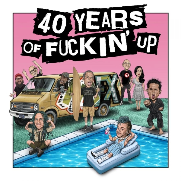 Nofx - 40 Years Of Fuckin' Up Soundtrack + in der Gruppe CD / Kommande / Pop-Rock bei Bengans Skivbutik AB (5677990)