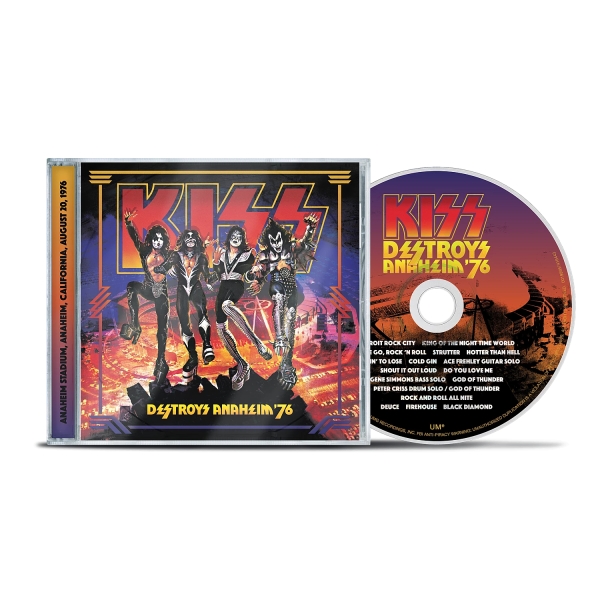 Kiss - Destroys Anaheim 76 (CD) in der Gruppe CD / Kommande / Hårdrock,Pop-Rock bei Bengans Skivbutik AB (5678363)