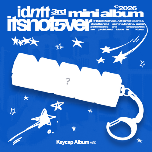 Idntt - Itsnotover (Keycap Album) in der Gruppe MERCHANDISE / Merch+Code / Nyheter / K-Pop bei Bengans Skivbutik AB (5678424)
