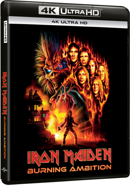 Movie - Iron Maiden: Burning Ambition (4K UHD) in der Gruppe FILM / Film UHD-4K / / bei Bengans Skivbutik AB (5678445)
