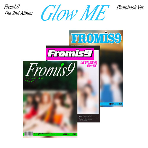 fromis_9 - Glow Me (Photobook Ver.) (Random Ver.) in der Gruppe CD / Kommande / K-Pop bei Bengans Skivbutik AB (5678450)