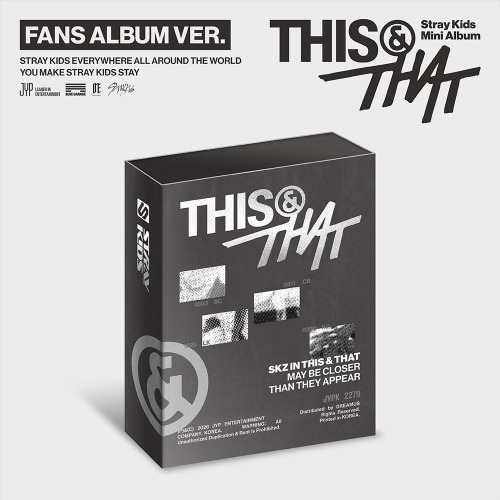 Stray Kids - This & That (Fans Album Ver.) + SW in der Gruppe MERCHANDISE / Merch+Code / Nyheter / K-Pop bei Bengans Skivbutik AB (5678538)