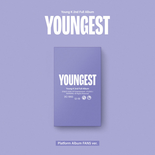 Young K (Day6) - Youngest (Platform Album Fans Ver.) in der Gruppe MERCHANDISE / Merch+Code / Kommande / K-Pop bei Bengans Skivbutik AB (5678545)