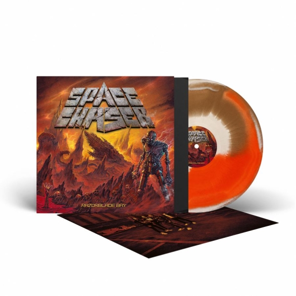 Space Chaser - Razorblade Bay (Tri-Colored Vinyl L in der Gruppe VINYL / Kommande / Hårdrock bei Bengans Skivbutik AB (5678718)