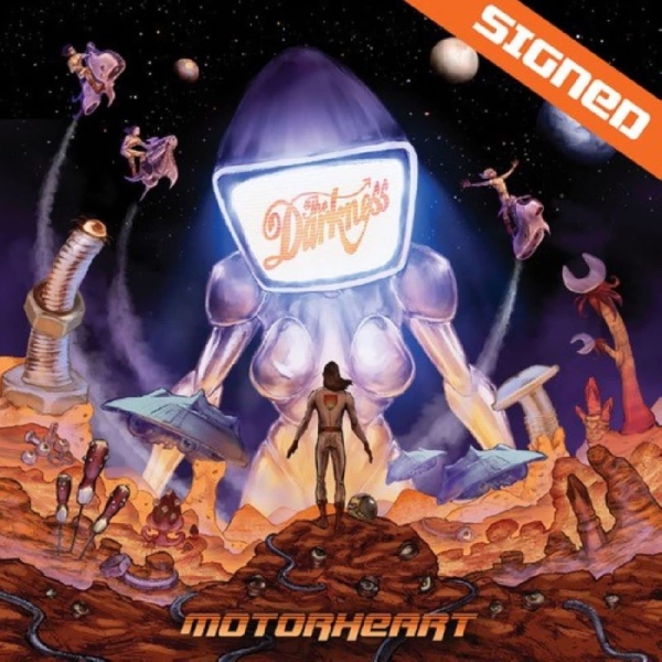 Darkness The - Motorheart (Clear Vinyl) in der Gruppe VINYL / Bestseller bei Bengans Skivbutik AB (5679167)