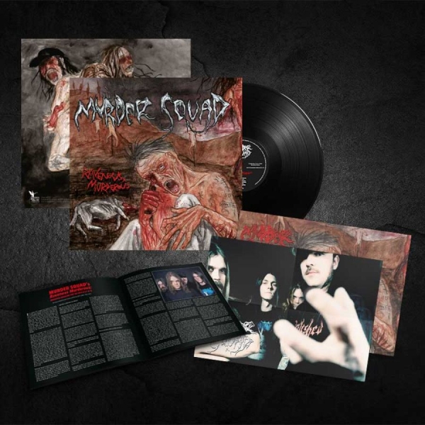 Murder Squad - Ravenous Murderous (Black Vinyl Lp) in der Gruppe VINYL / Kommande / Hårdrock bei Bengans Skivbutik AB (5679217)