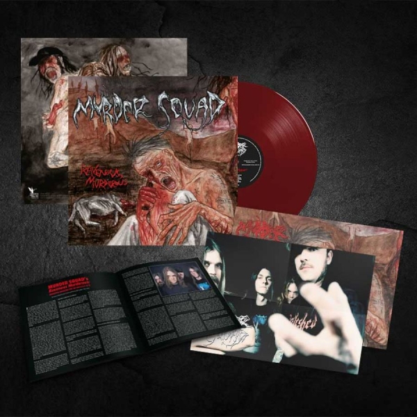 Murder Squad - Ravenous Murderous (Oxblood Vinyl L in der Gruppe VINYL / Kommande / Hårdrock bei Bengans Skivbutik AB (5679218)